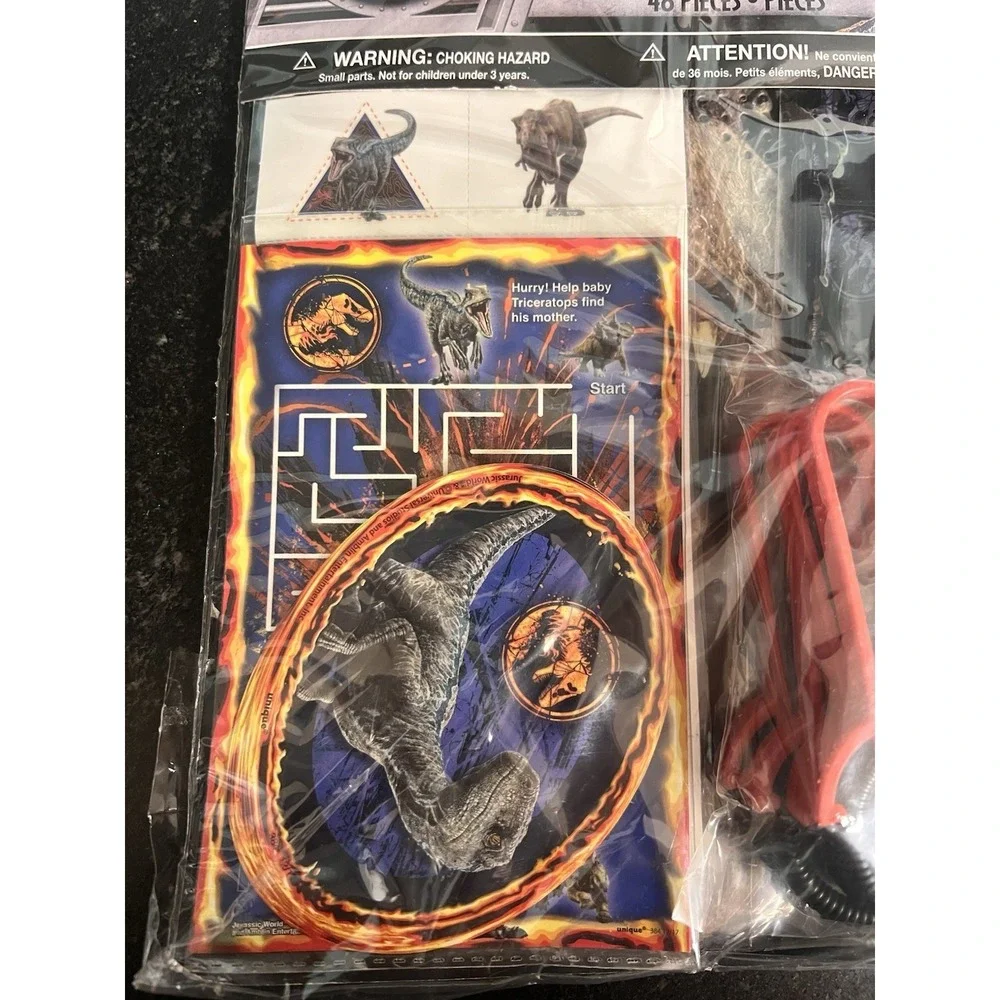 JURASSIC WORLD Fallen Kingdom FAVOR PACK (48pc) ~ Birthday Party Supplies‎ Toys